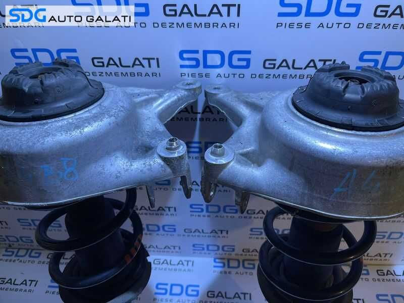 Set Amortizoare Telescoape Fata Stanga Dreapta cu Arcuri si Flanse Audi A4 B8 2008 - 2015 Cod 8K0413031BG 8K0413031AF [AV1184]