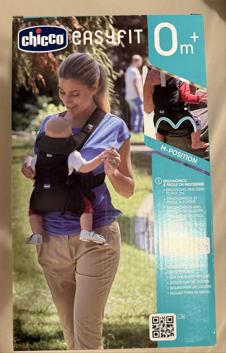 Ергономична раница Chicco Easyfit 0+ (черен цвят)