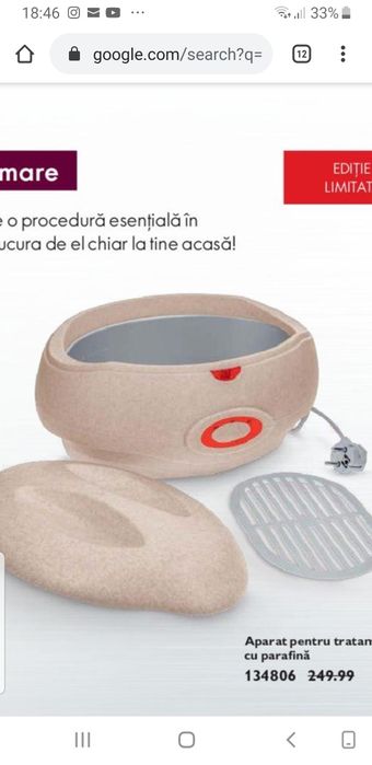 Aparat tratament parafina