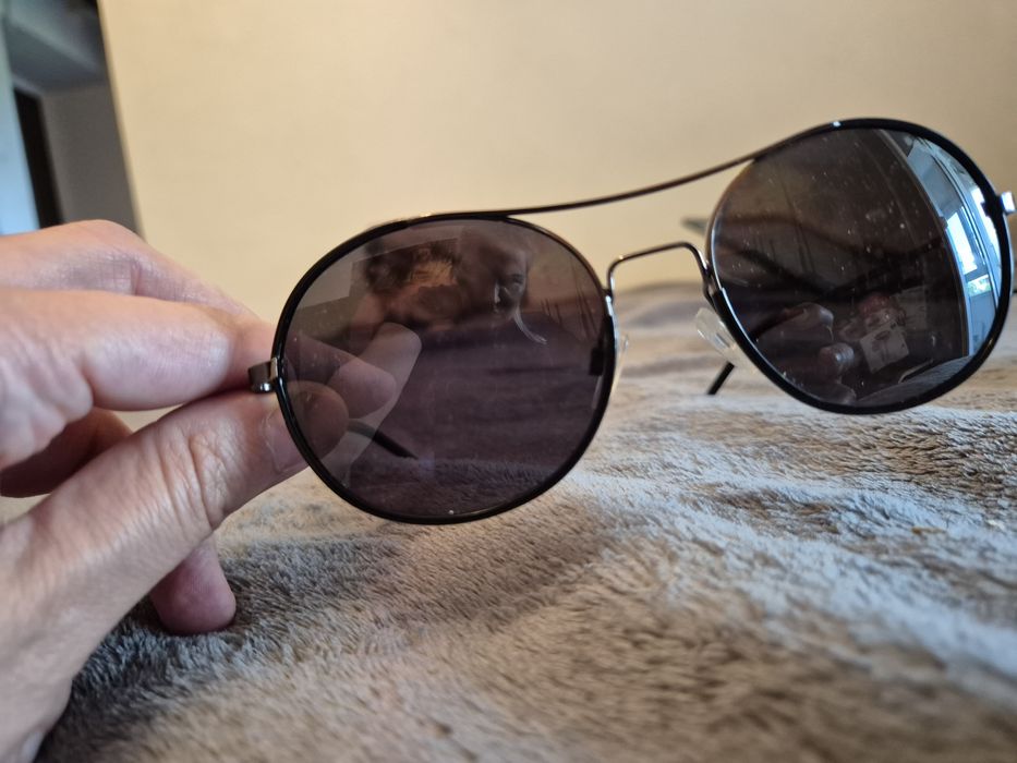 Ochelari soare Polaroid noi, rame titan