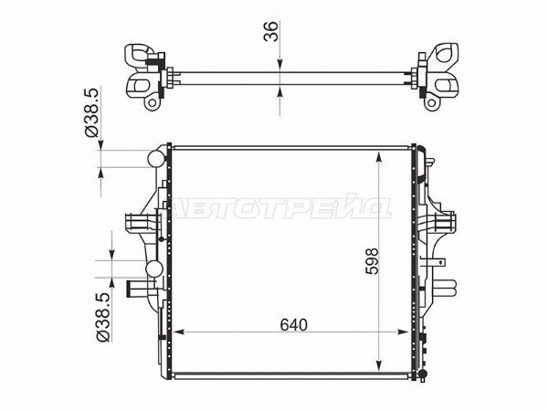 Радиатор Iveco Daily