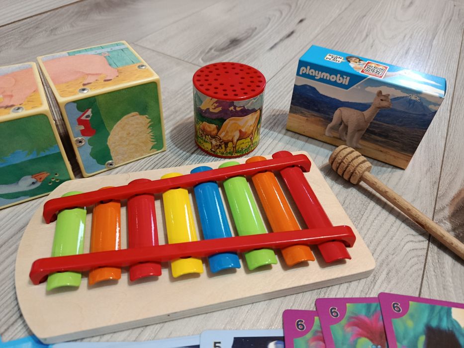 Lot jucării educative tip Montessori cuburi cu sunete sortare joc memo