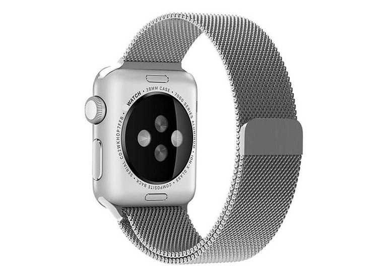Curea ceas bratara metal Apple Watch 42 44 45 49 mm Milanese Loop 40