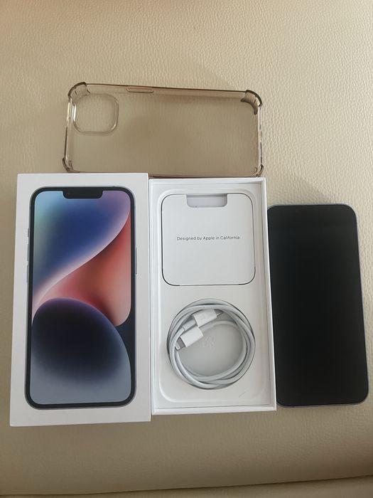 iPhone 14 blue 10/10 baterie noua originala