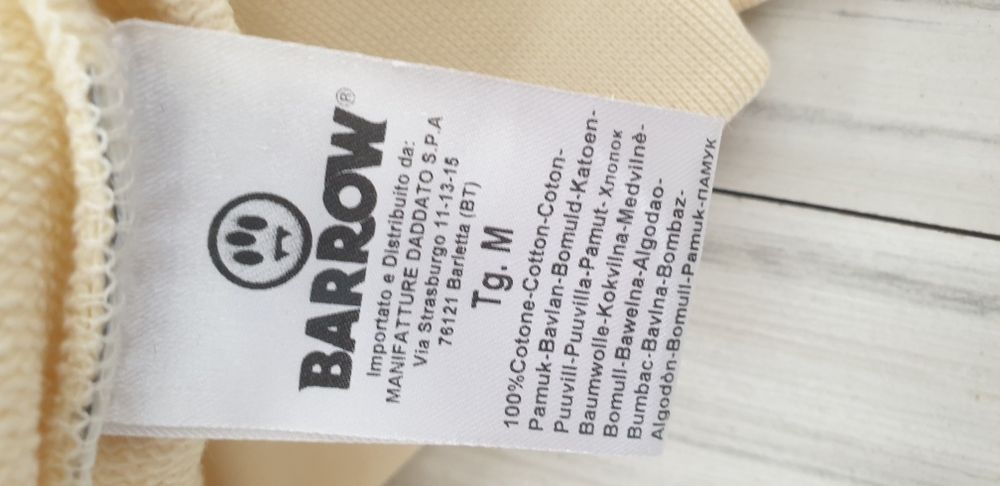 Barrow Cotton Oversize Mens Size / M НОВО! ОРИГИНАЛ! Мъжка Блуза!