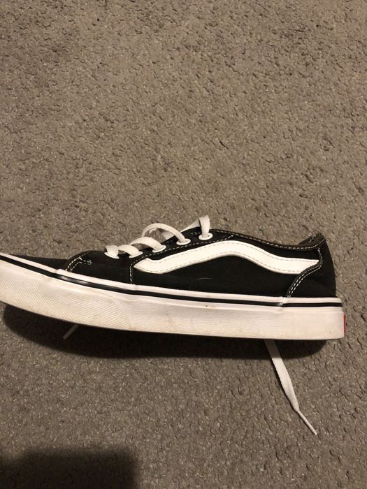 Vans din panza negri