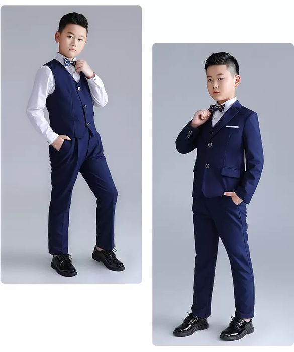 Школьный синий костюм