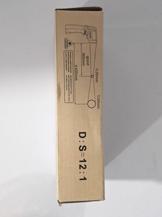 Termometru Digital cu Laser Infraroșu, Pistol de Temperatură Non-Contact -50°C până la 550°C