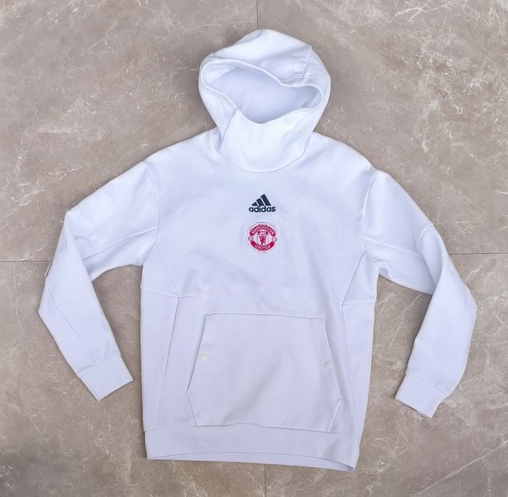 Блуза adidas Manchester United 22/23 Travel - Бяла