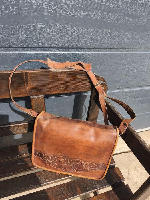 Porthart vânătoresc, geantă din piele