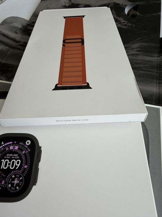 Оригинална каишка за Apple Watch Alpine Loop Зелена,синя