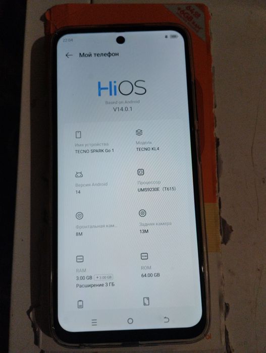 Продам телефон techno camon GO 1