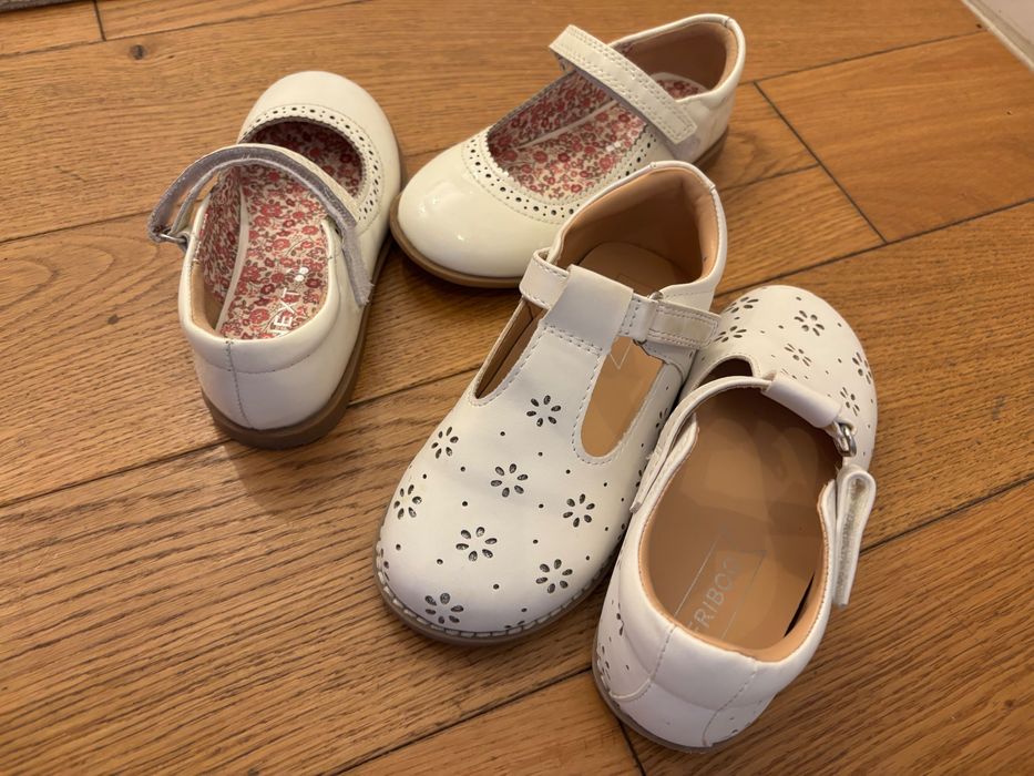 Balerini albi fete copii vara