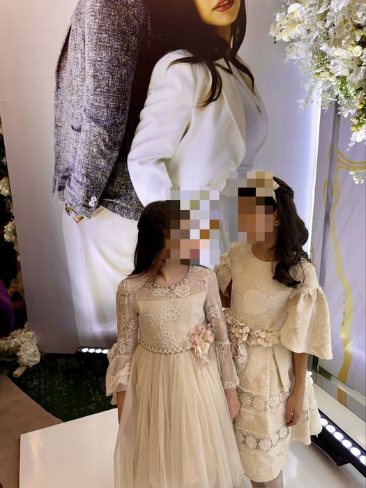 Детские вечерние платья. Одели 1 раз, на 2 часа. Куплены в бутике.