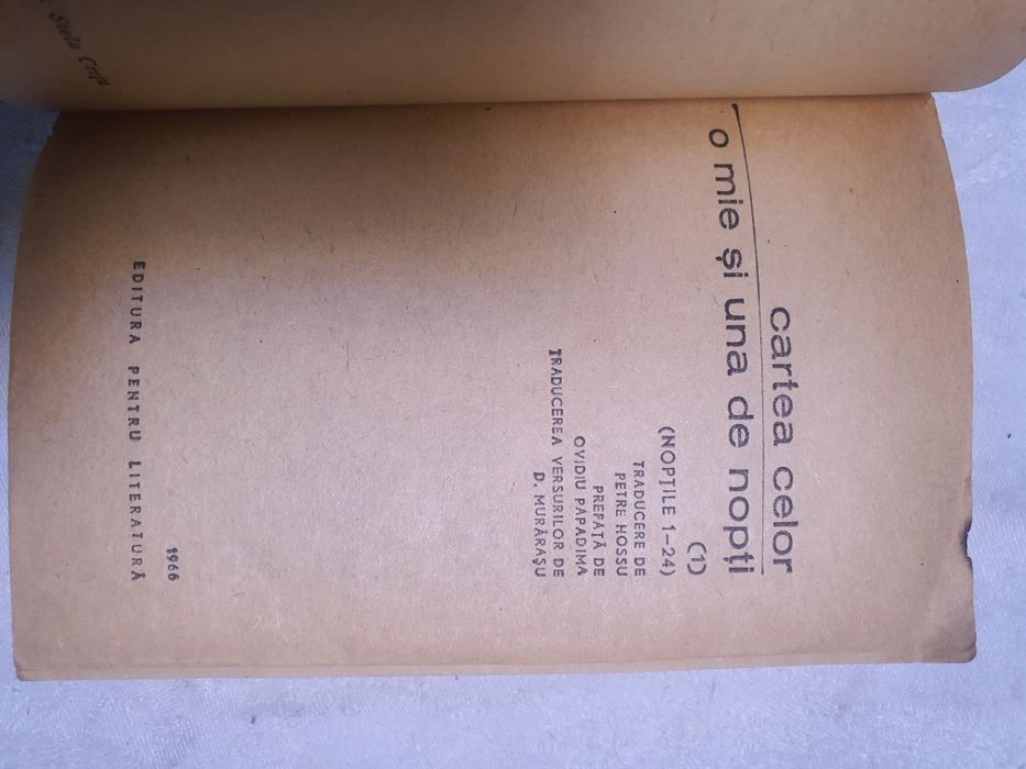 1001 de nopti prima editie integrala 14volume Basme Arabe,Turcesti etc