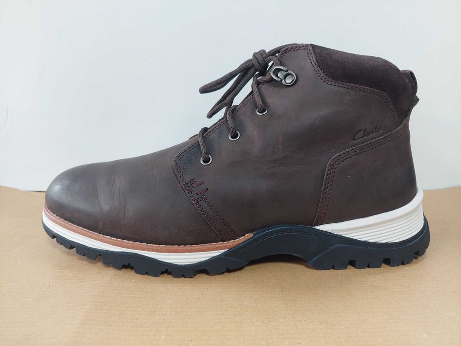 CLARKS Topton Mid-Естествена кожа(Като Нови)-№45