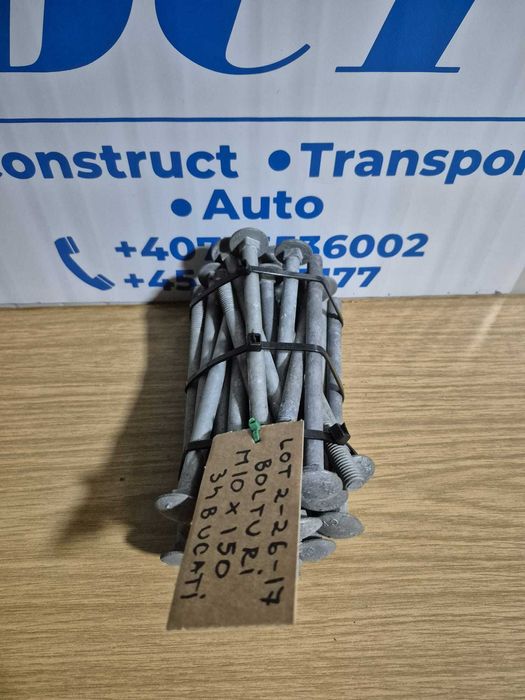 bolturi m10x150 - 34 bucati - lot 2-26-17