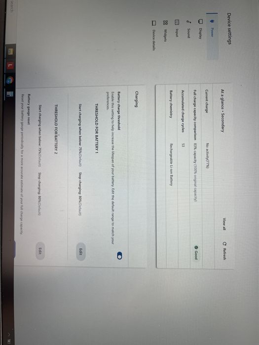 Baterie LENOVO originala 24Wh