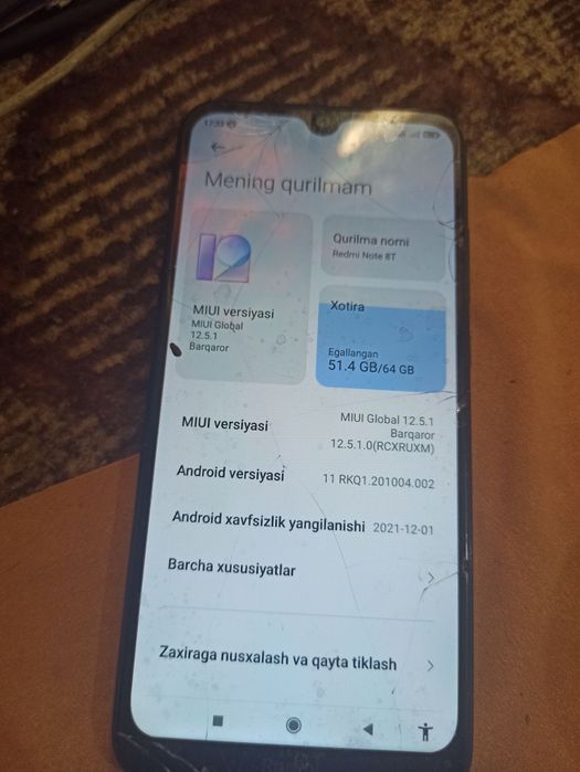 Not8 T redmi 64gb