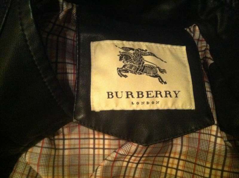 Мъжко кожено яке Burberry