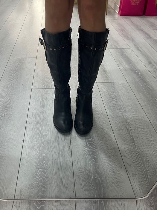 Сапоги кожаные бренд Clarks