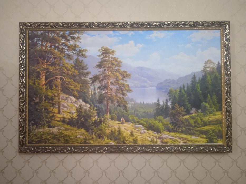 Картины с красивыми рамами для интерьера