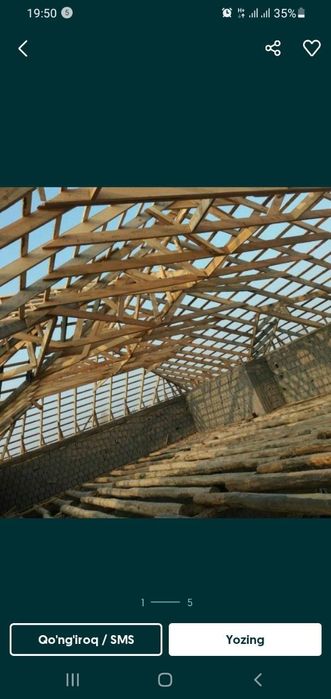 Ремонт. Креша. Том. Навес ва бошкатом ишларини киламиз