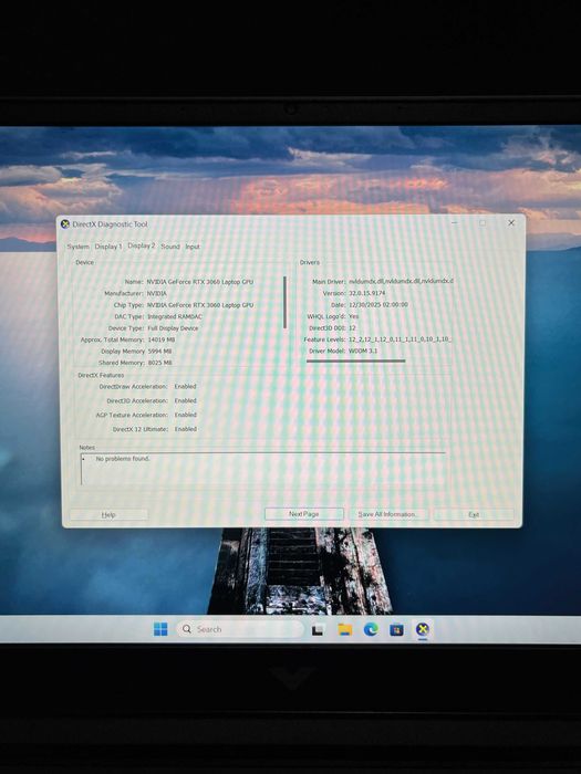 Laptop Gaming HP Victus 16.1" 144Hz - i7 Gen 12, RTX 3060