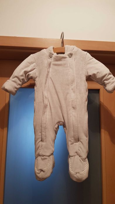 Marks & Spencer salopeta din velour cu dungi