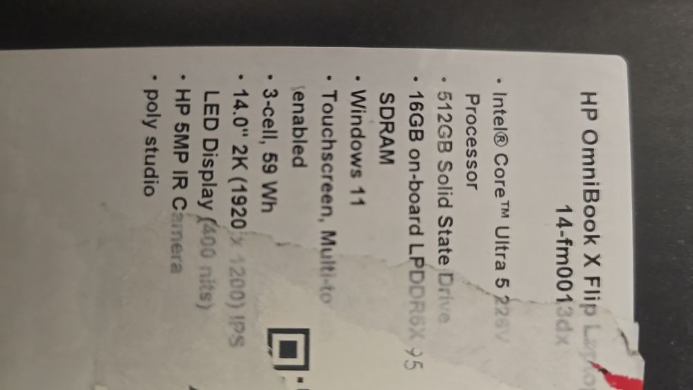 Hp omni book ultra 5.