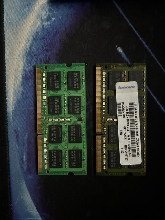 2x4GB RAM Laptop DDR3 1333MHz