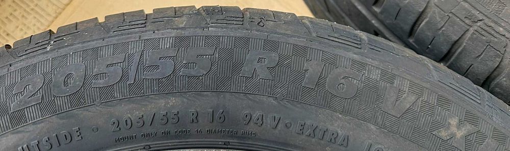 Set 4 roti complete: Jante 5x112 VW originale 16 " + 205 55 16 VARA 2025 Golf 5/6/7 Passat Touran Audi Skoda Seat