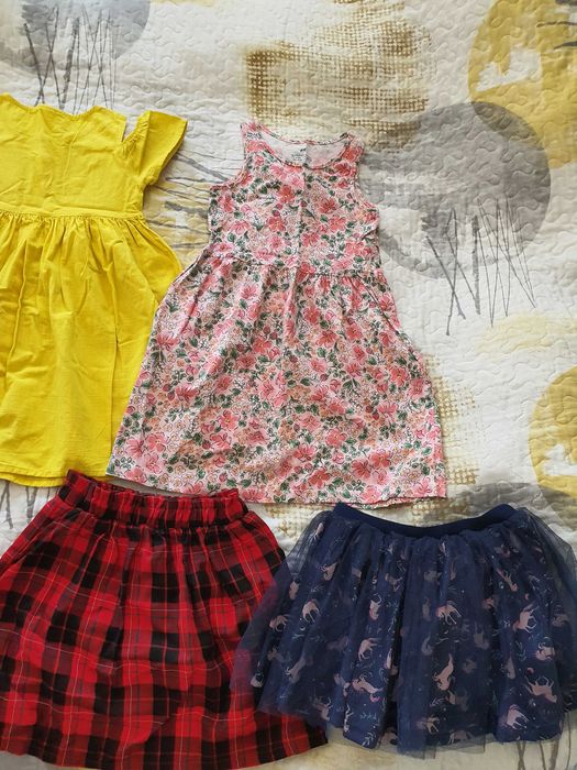 Летни и пролетни дрешки за момиченце, р-р 116, запазени, без забележки