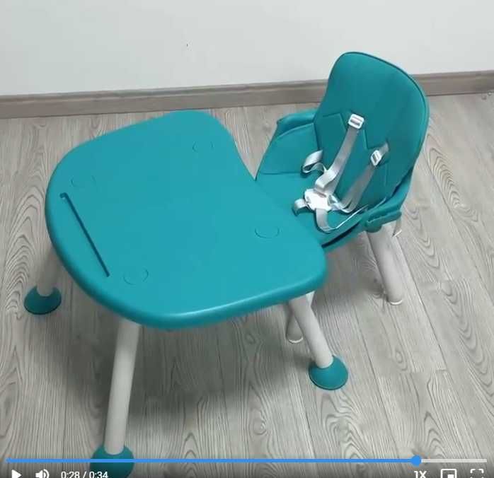 4-в-1 трансформируемый детский стульчик для младенцев и малышей