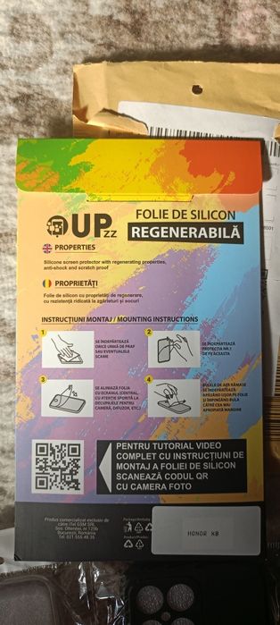 Folie silicon și două huse noi Honor X8 4G