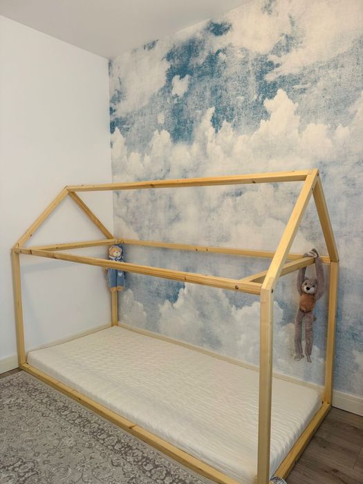 Pat tip Montessori + saltea – stare excelentă