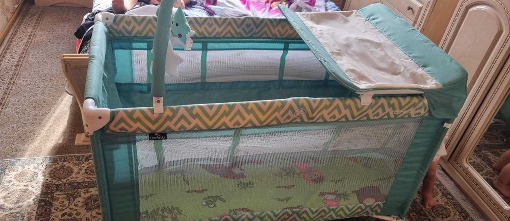 Кроватка трансформер манеж
