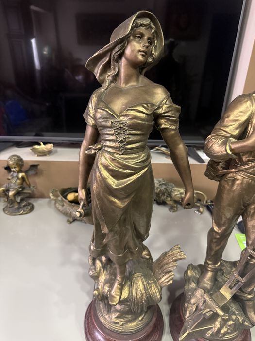 Set statuete antimoniu 80 cm