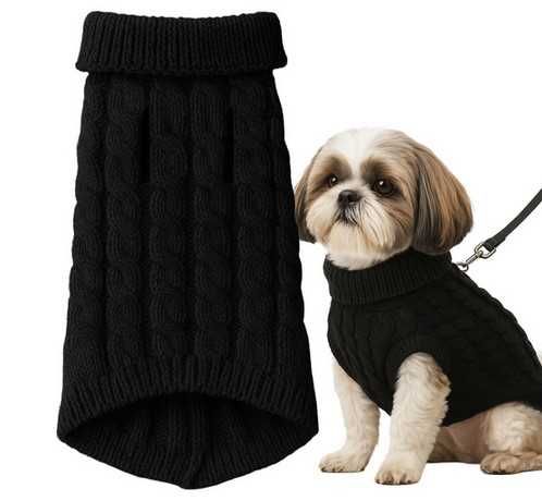 Топла мека дреха за куче тип пуловер