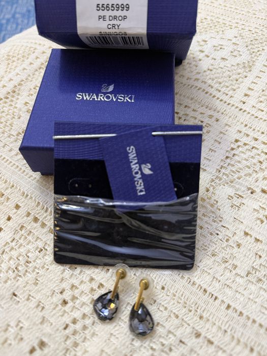 SWAROVSKI сырға бу қара