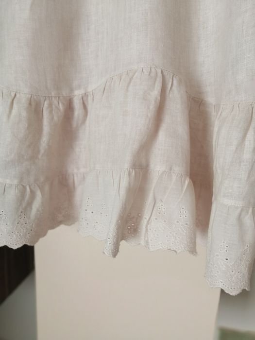 Costum cu pantaloni din in