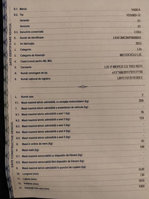 Triciclu electric ZTECH
