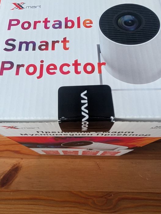 Проектор / марка:  Xmart / модел MPP-40 / чисто нов / 30W LED / Портативен / 1280х720