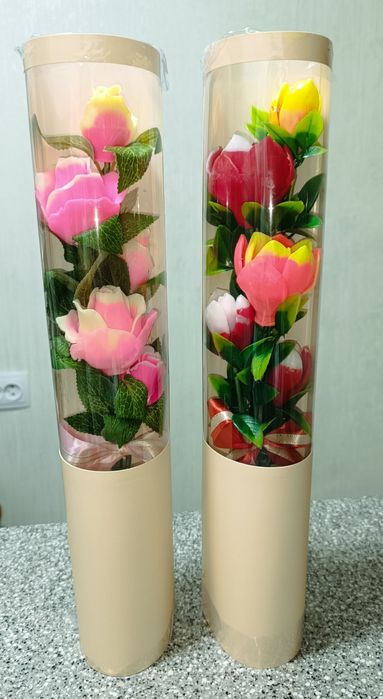 Оригинальные букеты из мыло