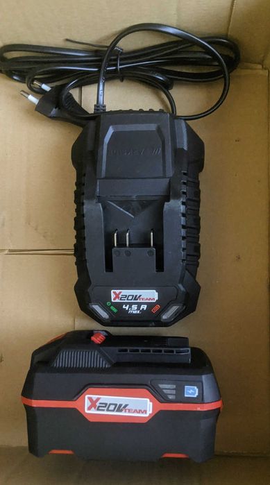 Батерия И Зарядно 20V Parkside 4ам 2ам Парксайд 4 Ah Парксайт Парксиде