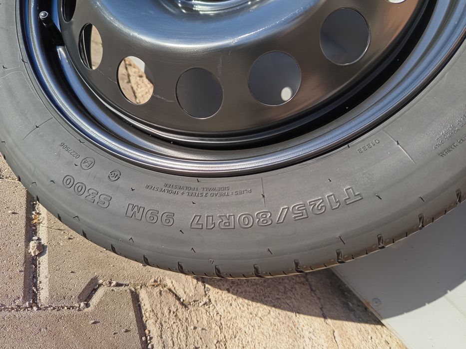 17" Volvo Резервна гума 5x108 Оригинална за Волво