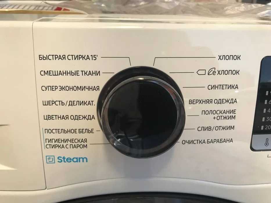 Стиральная Машина SAMSUNG 8 кг WW80AAS22AE Inverter Ecobubble Steam