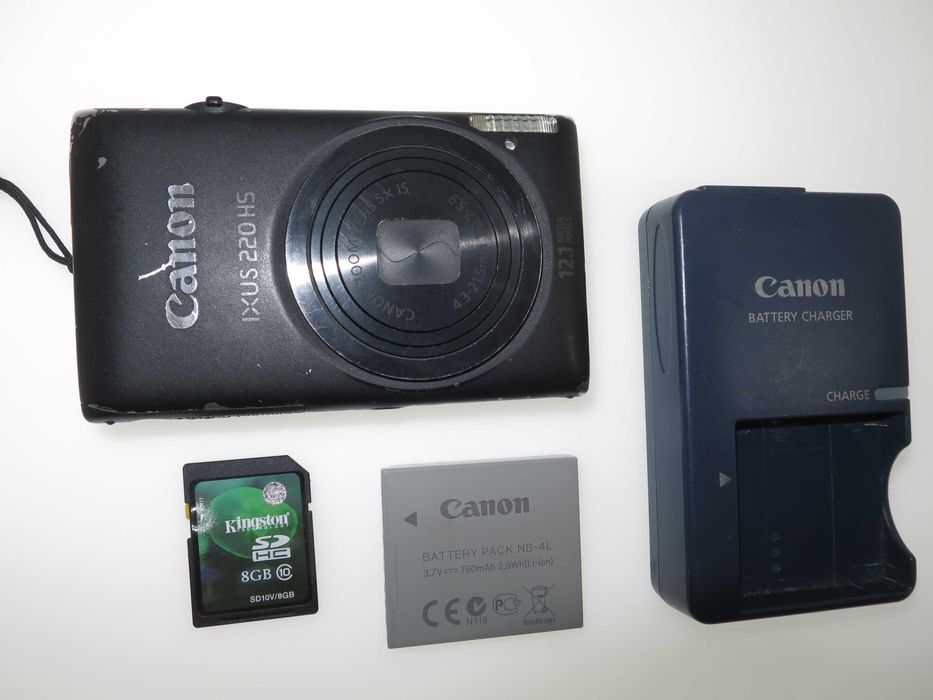 Canon IXUS 220 уникален компактен фотоапарат дигитална камера FULL-HD
