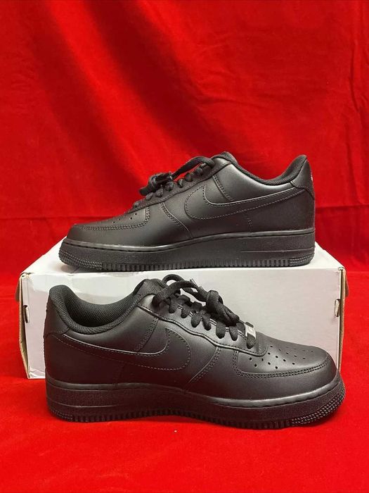 Nike Air Force 1 07' Triple Black (36-47 номер)