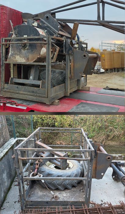 Cos MANITOU  Picon buldoexcavator  rampe cupa  malaxor  lama zapada